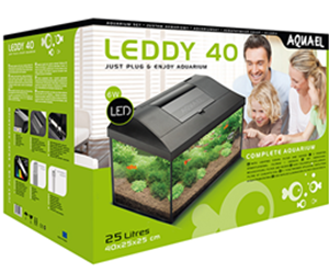 Aquael Leddy Aquarium (40x25x25) 25L