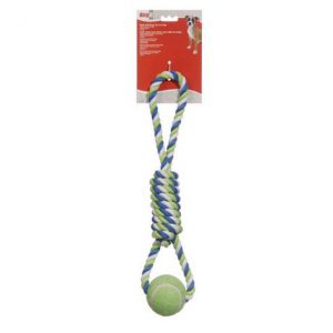 Dog It Bola de Ténis com pega em nó