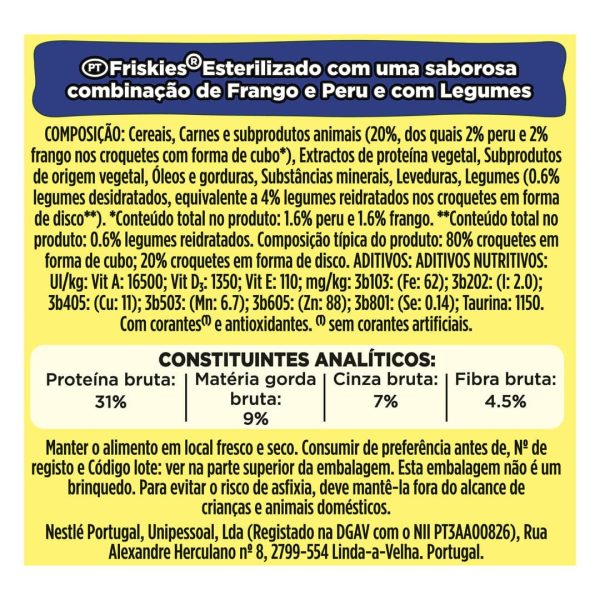FRISKIES Esterilizado Frango e Peru 1.5KG - Image 5