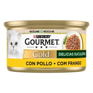 PURINA®Gourmet Gold - Delícias Suculentas de Frango 85g