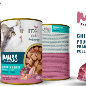 InterNutri Muss - Frango & Fígado 415g