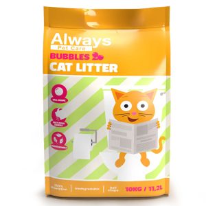 Always - Areia natural de talco Bubbles 10kg